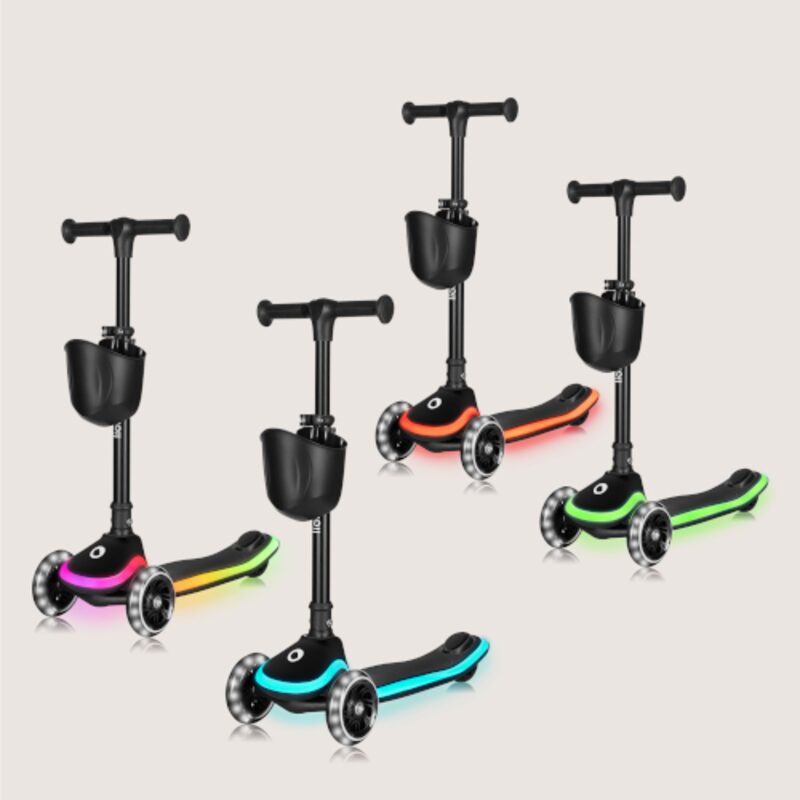Lionelo Mey balance scooter with LED-lit deck
