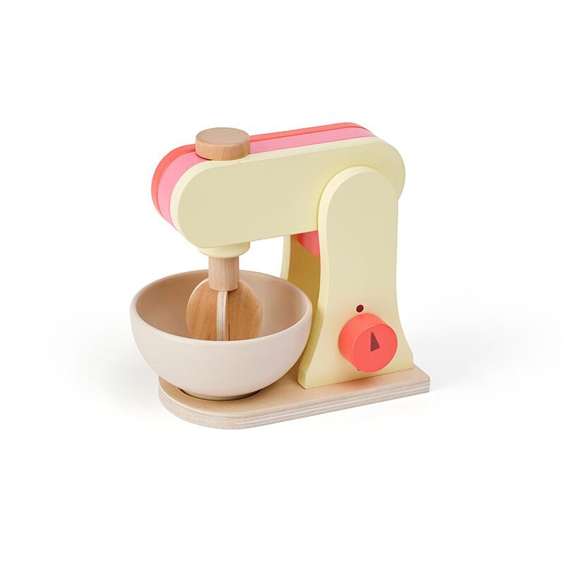 Kids Concept wooden stand mixer yellow Kids Hub product view