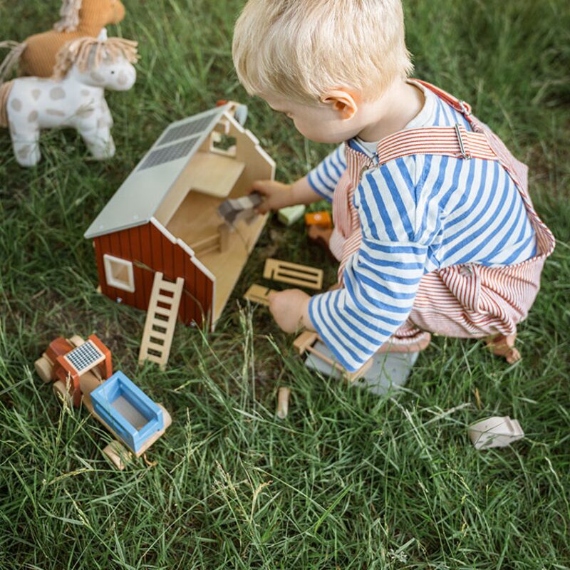 Kids Concept farma Aiden detaily výtah žebřík ohrada