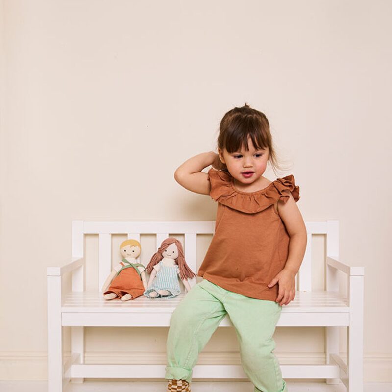 Kids Concept Ingrid doll detail of removable clothes and accessories