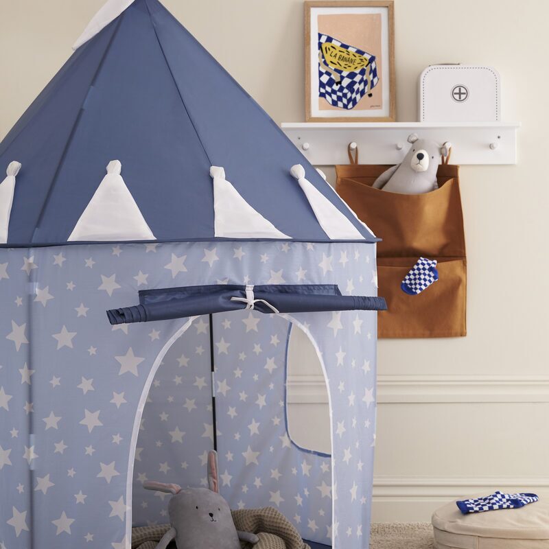 Kids Concept stan Star Stripe blue v dětském pokoji