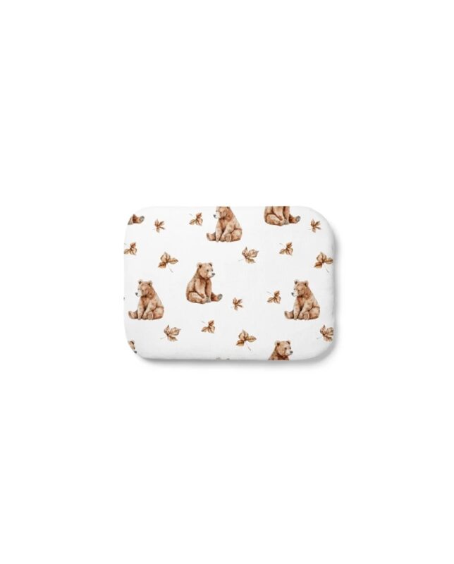 Waldin bamboo baby pillow 30x40 Teddy Bears Light Beige