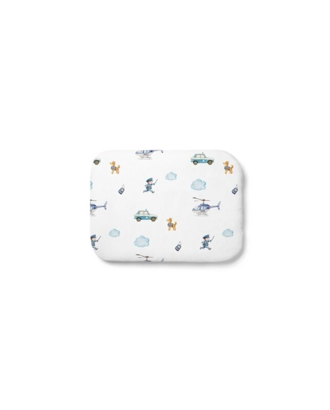 Waldin bamboo baby pillow 30x40 Police White