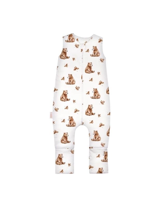 Waldin sleeping bag with legs Teddy Bears 0.5 TOG for children 1-2 years