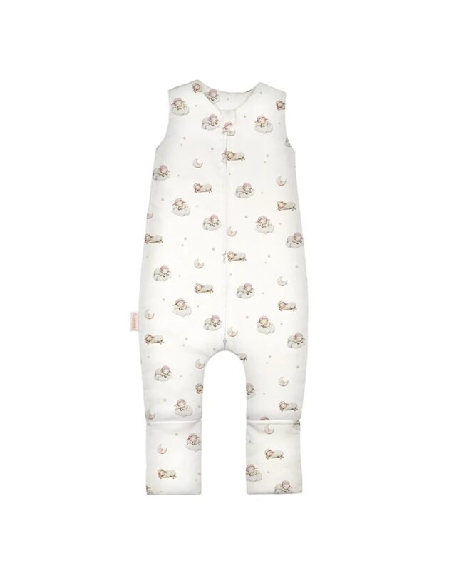 Waldin sleeping bag with legs Lullaby Champagne 0.5 TOG for children 3-4 years