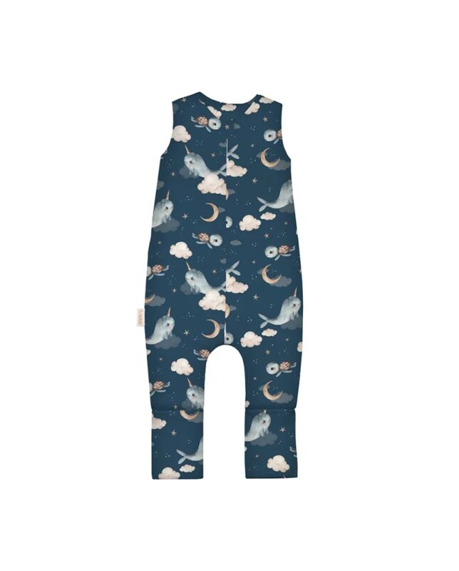 Waldin sleeping bag with legs Whales 2.5 TOG for children 1-2 years