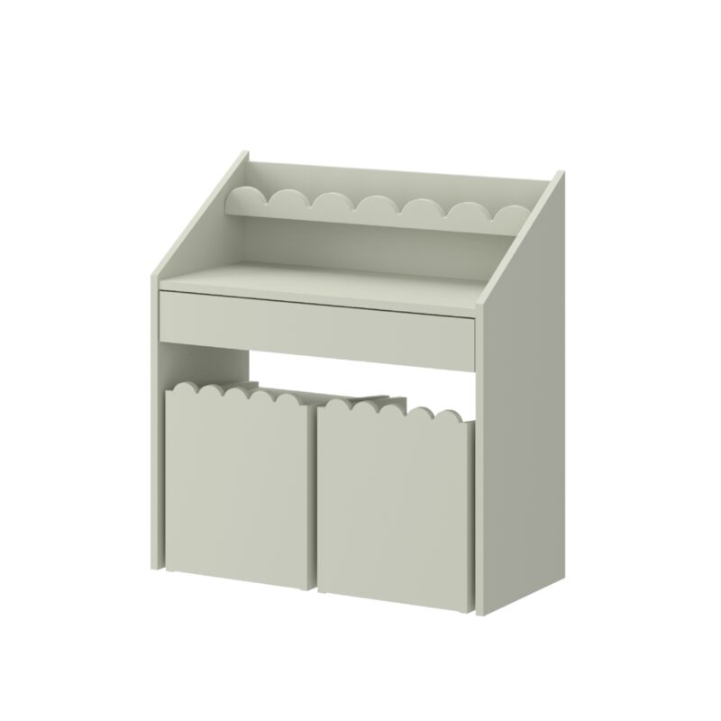 Bellamy BooK NooK Montessori desk — decorative wave and drawer
