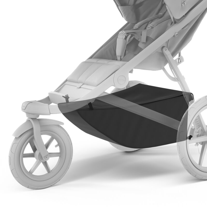 Thule Urban Glide Single rozšířený úložný koš – detaily a kapsa