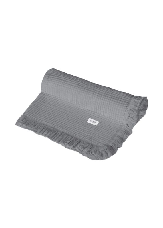 Lionelo Muslin Blanket — mušlínová deka pro miminka rozložená