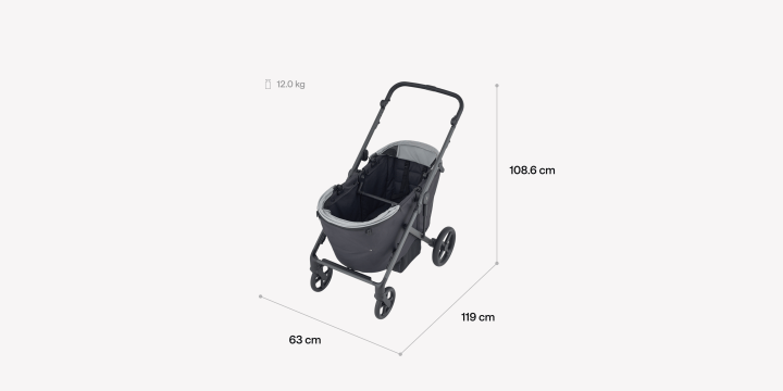 Anex Modu vozík wagon - technické údaje rozměry