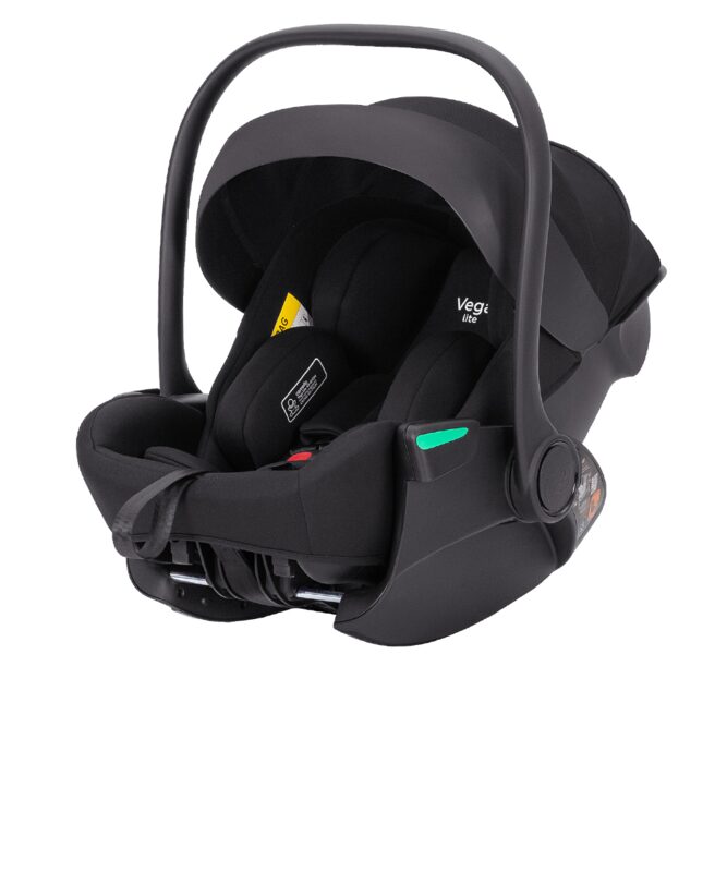 Fotelik samochodowy Carrello Vega Lite i-Size w kolorze Absolute Black