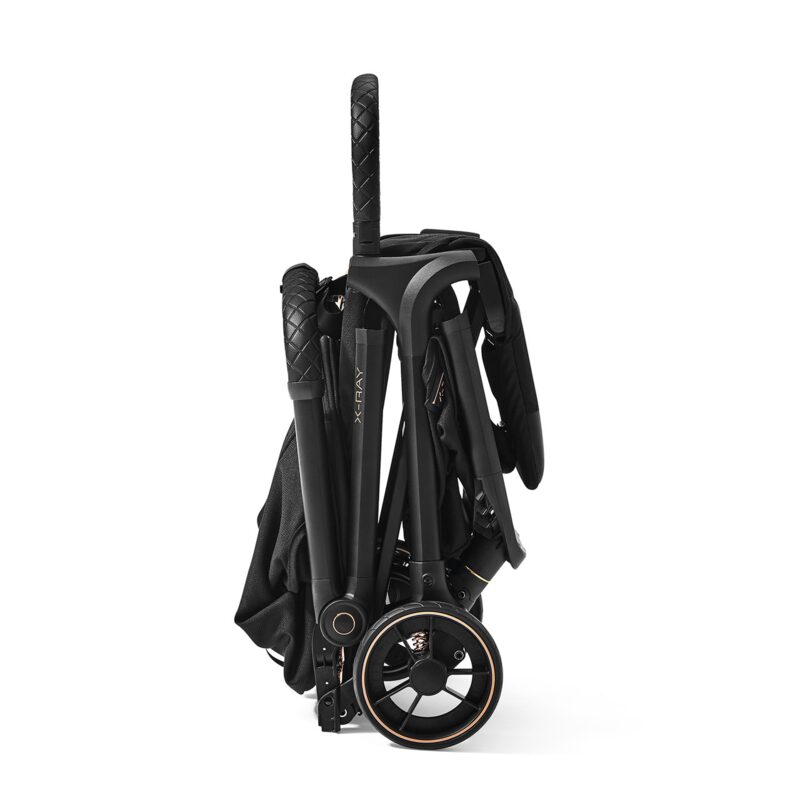 Wózek spacerowy Future Design X-Ray Jet Black – widok z boku