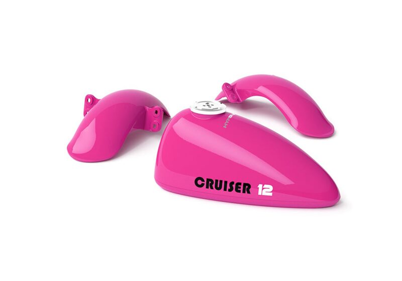 Hyper GoGo Cruiser nádrž a blatníky Růžové Barbie - personalizační sada