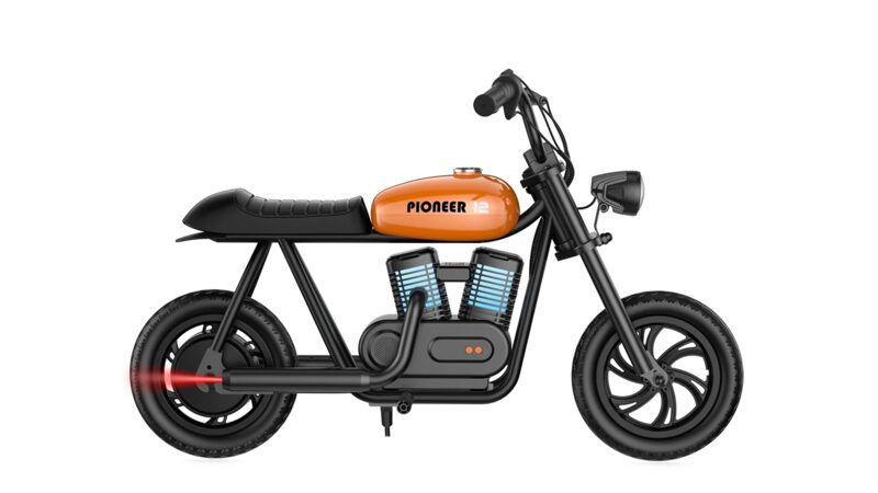 Hyper GoGo Pioneer 12 Plus s aplikací elektrická motorka pro děti - boční pohled