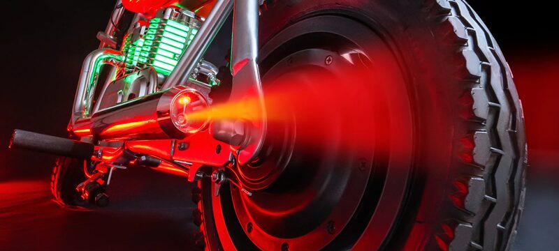 Hyper GoGo Pioneer 12 Plus z aplikacją - efekty wydechu motocyklowego z realistycznym dymem