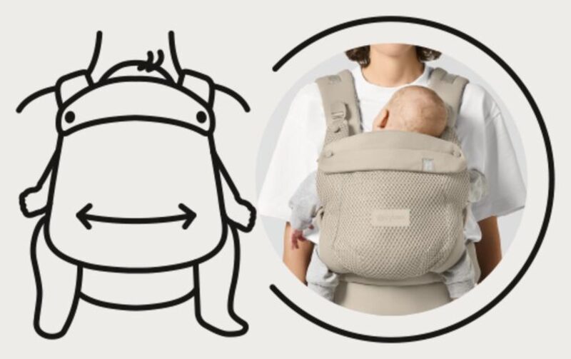 Cybex Amya samodopasowujacy sie material