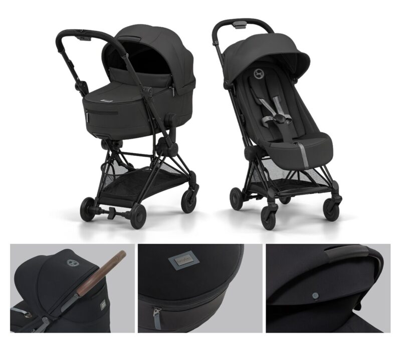 Cybex Coya Comfort detale tkaniny stretch-knit