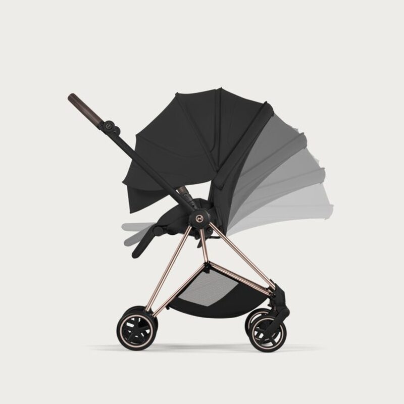 Cybex Mios tapicerka pozycja lezaca z budka
