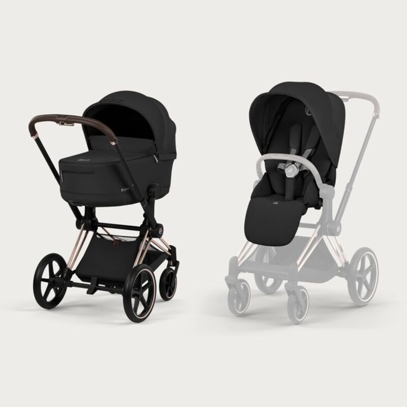 Cybex Priam 5.0 &mdash; spacious premium carry cot and seat unit