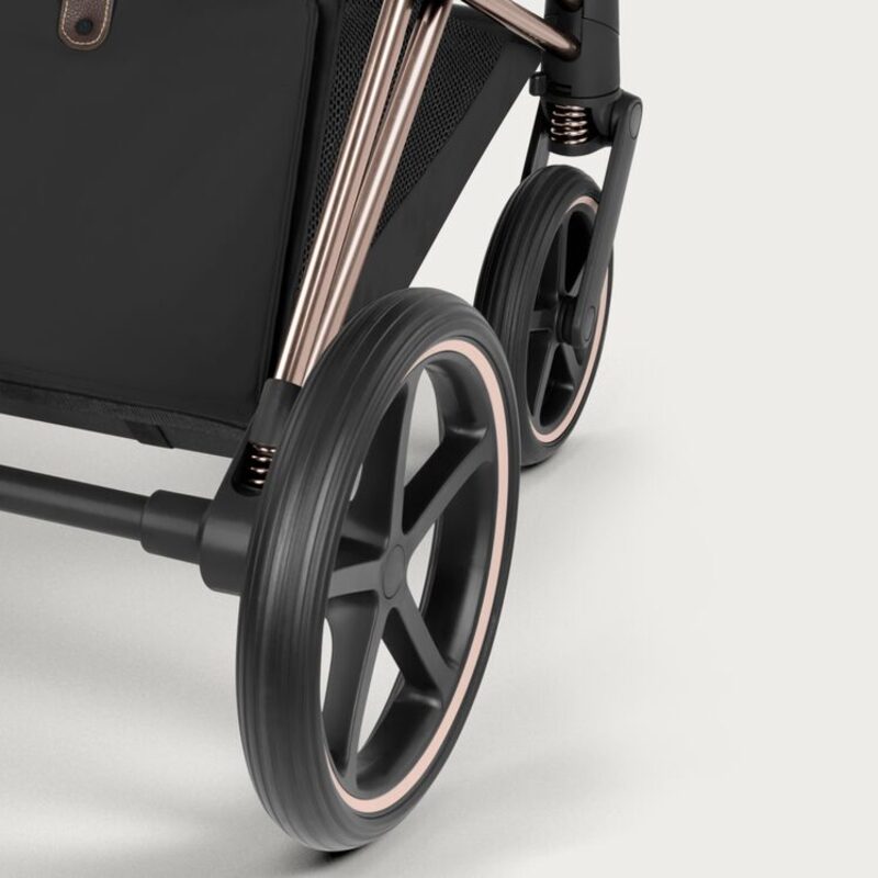 Cybex Priam 5.0 all-wheel suspension &mdash; comfort on any terrain