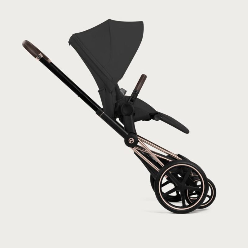 Cybex Priam 5.0 two-wheel mode &mdash; stairs and sand
