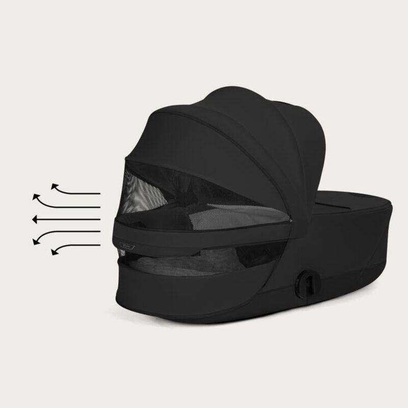 Cybex Priam carry cot mesh peep windows