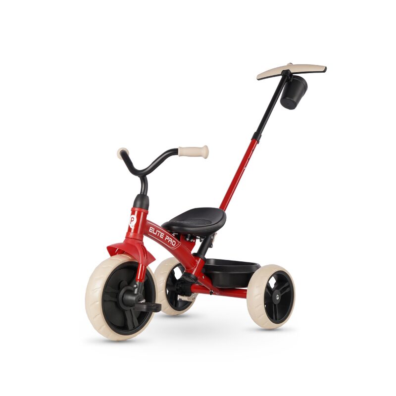 QPlay Elite Pro Black - boční pohled pod katem z vodicí tyč