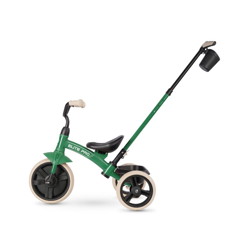 QPlay Elite Pro Green - boční pohled pod katem z vodicí tyč