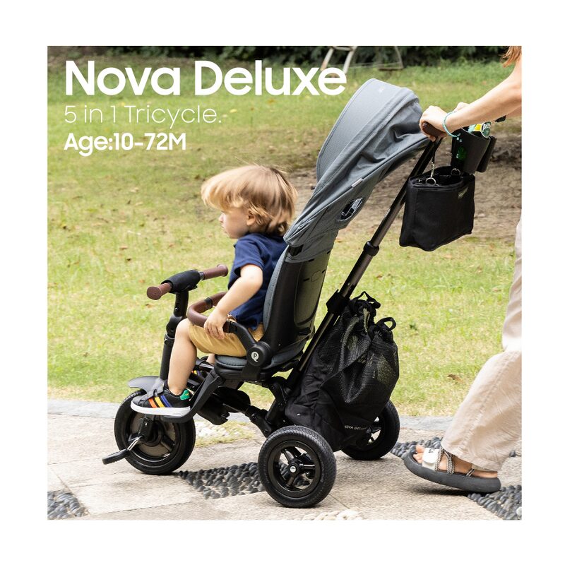 QPlay Nova Deluxe - tříkolka na spacerze