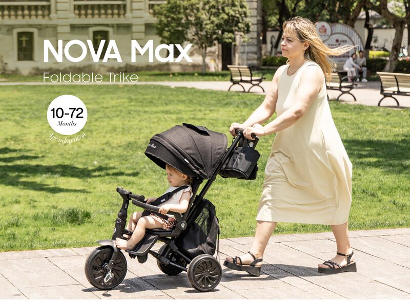 QPlay Nova Max Beige - otočne sedátko 360 stopni