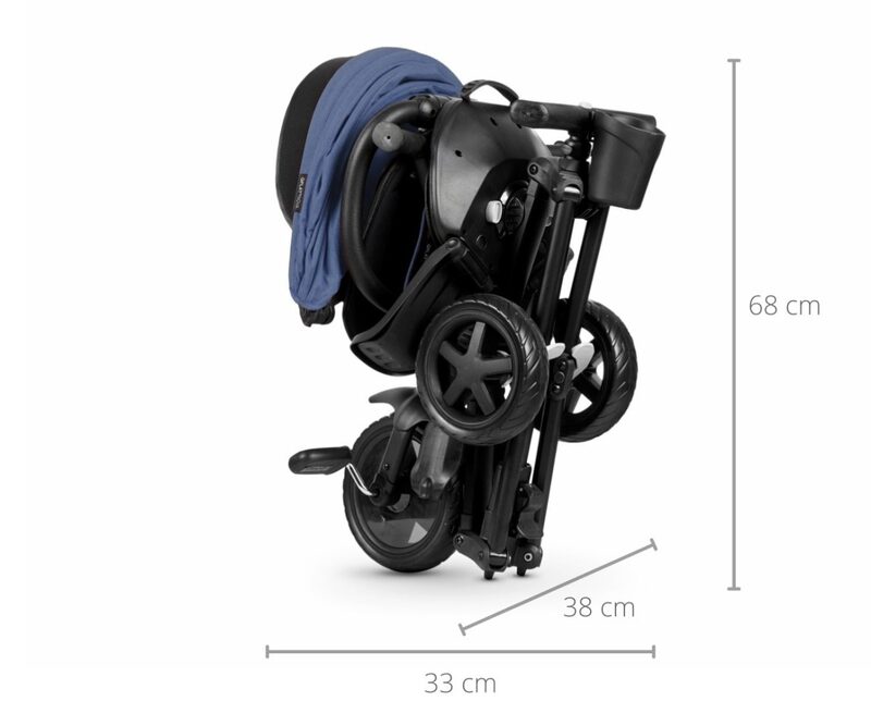 QPlay Nova Niello Blue - foldable UV-protection canopy