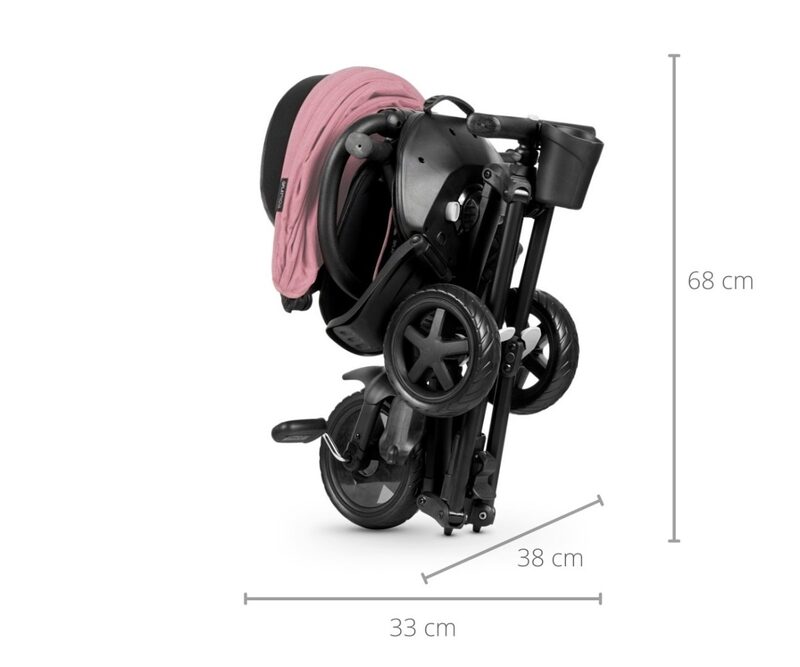 QPlay Nova Niello Pink - foldable UV-protection canopy