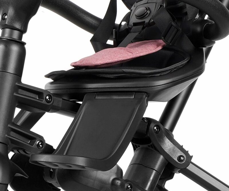 QPlay Nova Niello Pink - mechanizm wolnego kola i wolnej řídítek