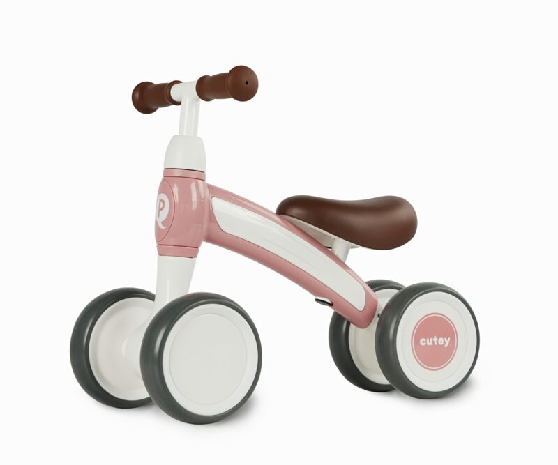 QPlay Cutey Retro Pink - front view, powder pink