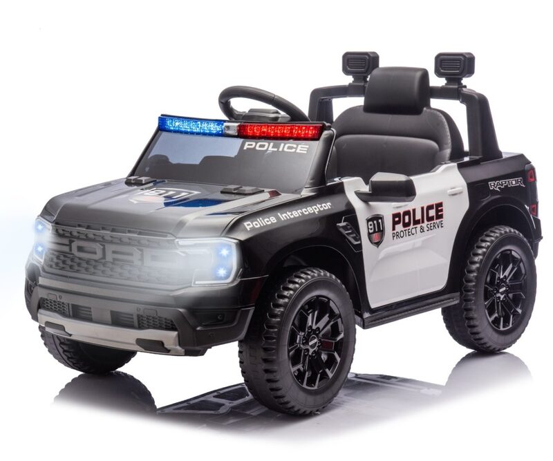 Milly Mally Ford Ranger Police Ride-On Car Black