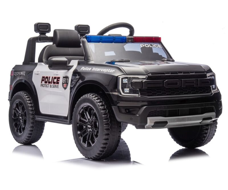 Milly Mally Ford Ranger Police Black - EVA wheels 25 cm