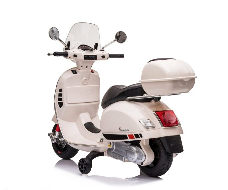 Milly Mally Vespa GTS Super White - eco-leather seat