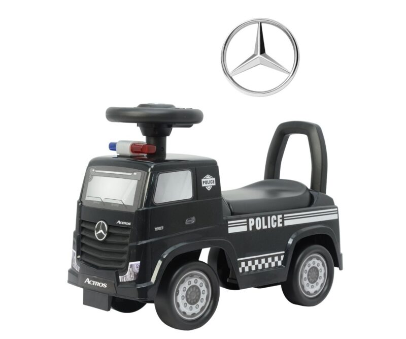 Milly Mally Mercedes-Benz Actros Police Ride-On Black