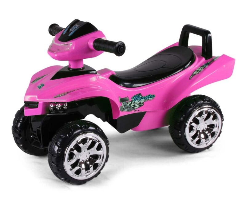 Milly Mally Monster Ride-On Quad Black Pink