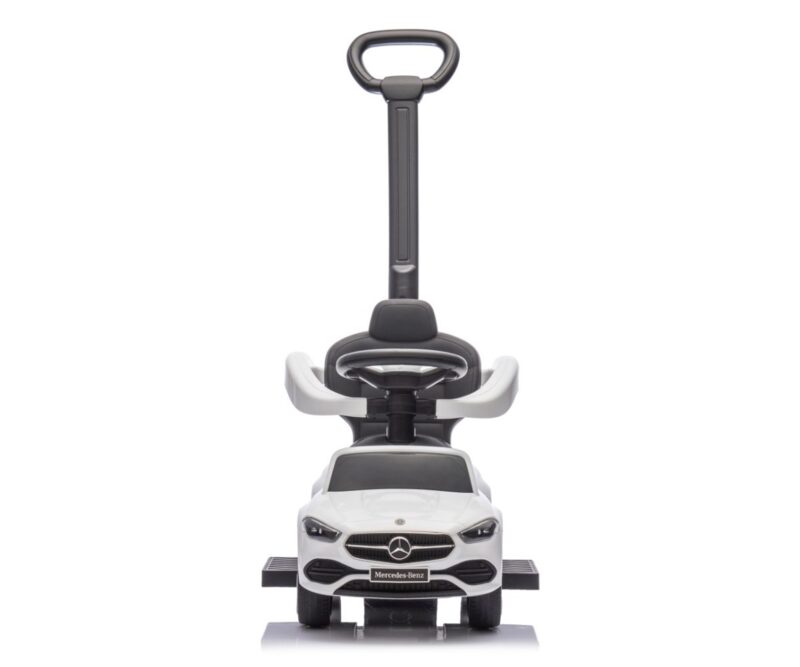 Mercedes C-Class White - interactive steering wheel