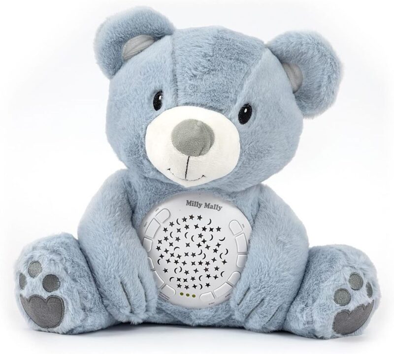 Milly Mally Milly Plush Projector Bear Blue