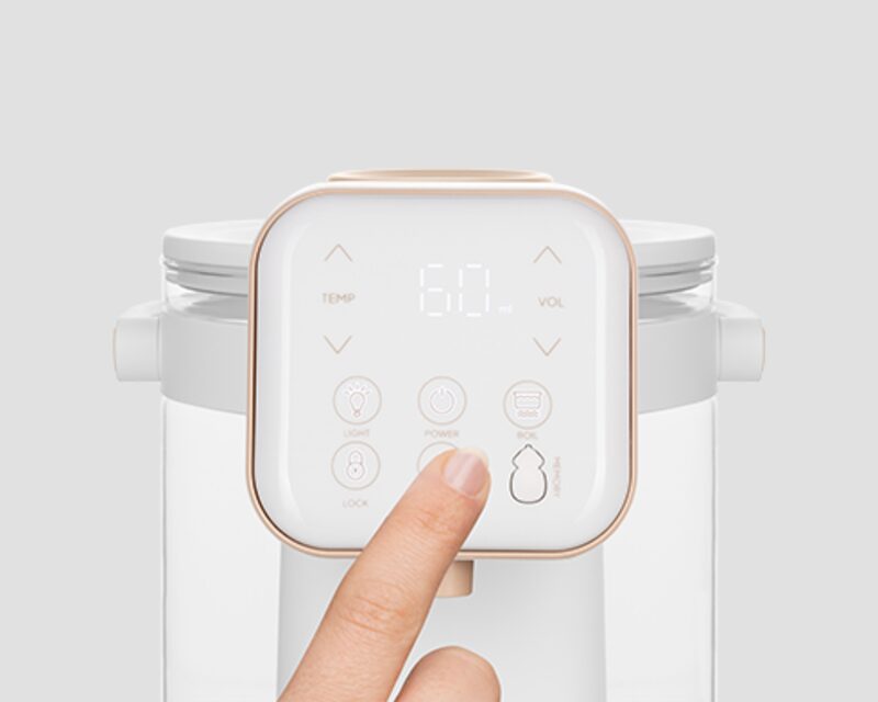 Lionelo Babypresto 2.0 — smart mode with automatic heating and dechlorination