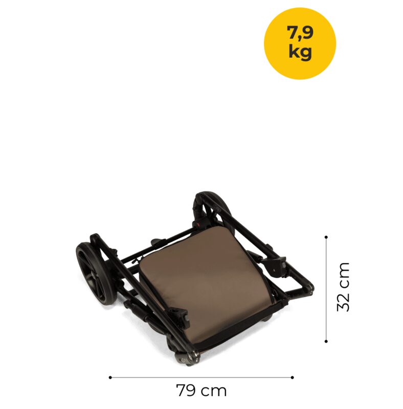 Tutis Viva6+ Leather wymiary gondoli — widok z góry