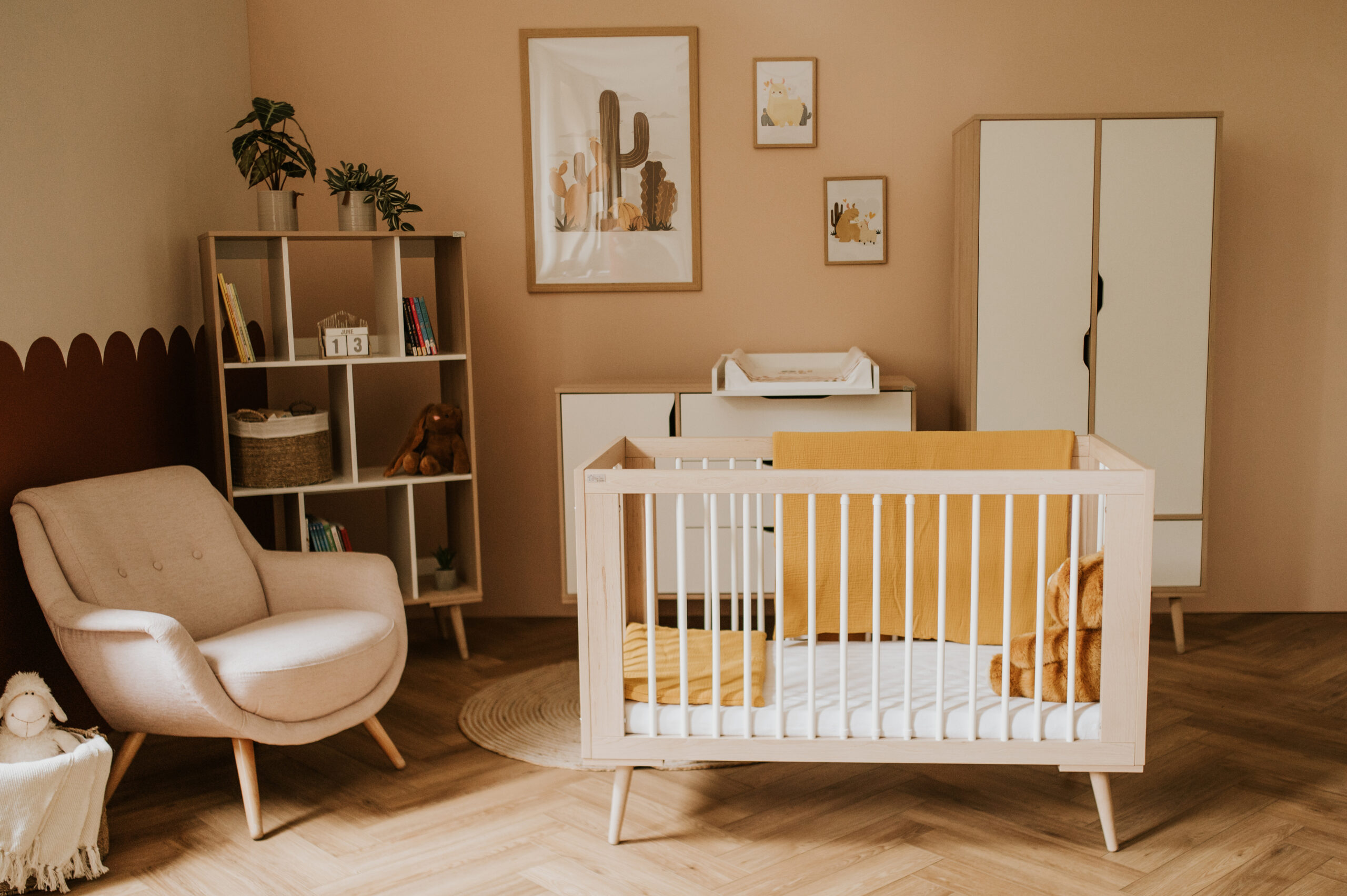 LittleSky by Klupś Sofie Cot 120x60 in beech