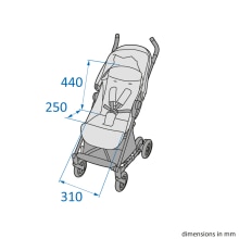 Maxi-Cosi Mara vnitřní rozměry
