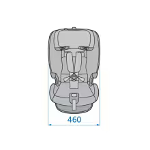 Maxi-Cosi Titan Plus i-Size - Vnější rozměry 1