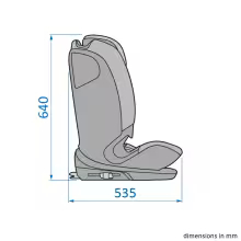 Maxi-Cosi Titan Plus i-Size - Vnější rozměry 2