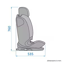 Maxi-Cosi Titan Plus i-Size - Vnější rozměry 3