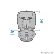 Maxi-Cosi Titan Plus i-Size - Vnitřní rozměry 1