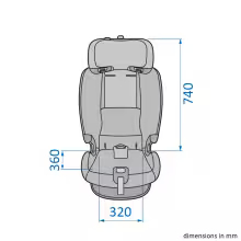 Maxi-Cosi Titan Plus i-Size - Vnitřní rozměry 2